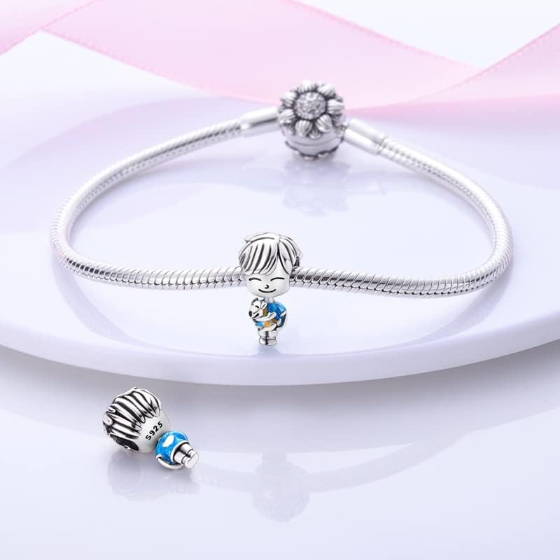 CYCUFF Store 925 Sterling Silver Charms Suitable for Charm Necklaces, Bracelet Pendants Beads Jewellery Gift for Women Family Friends - Image 1